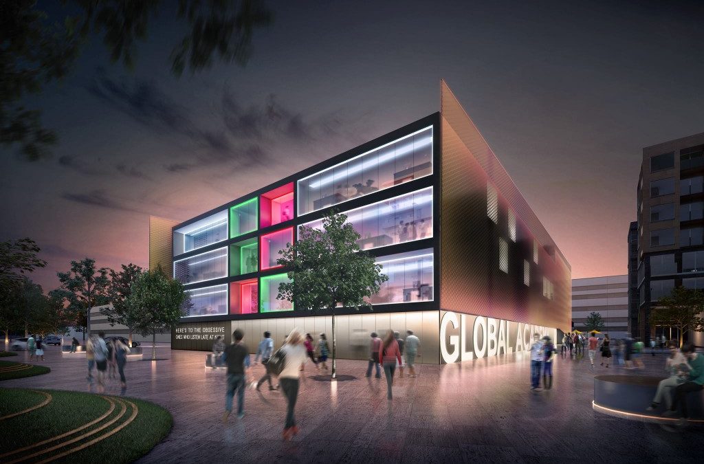 global academy school building plan